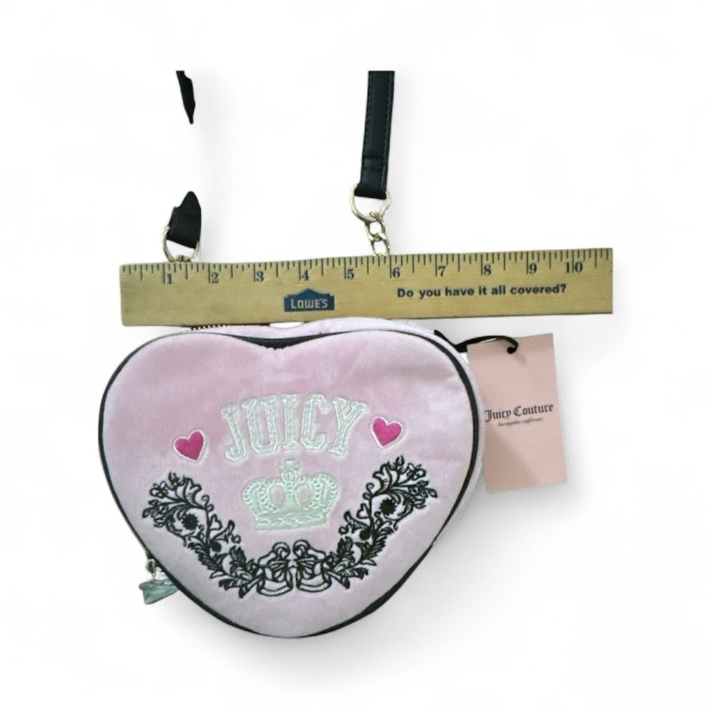 Juicy Couture Light pink Heart Crossbody Bag - Picture 4 of 7